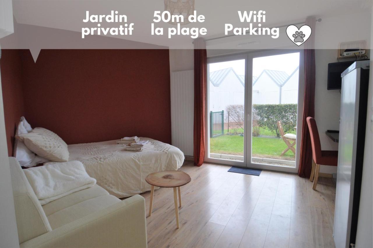 Jardin - A 50M De La Plage - Wifi - Parking Courseulles-sur-Mer Exteriér fotografie